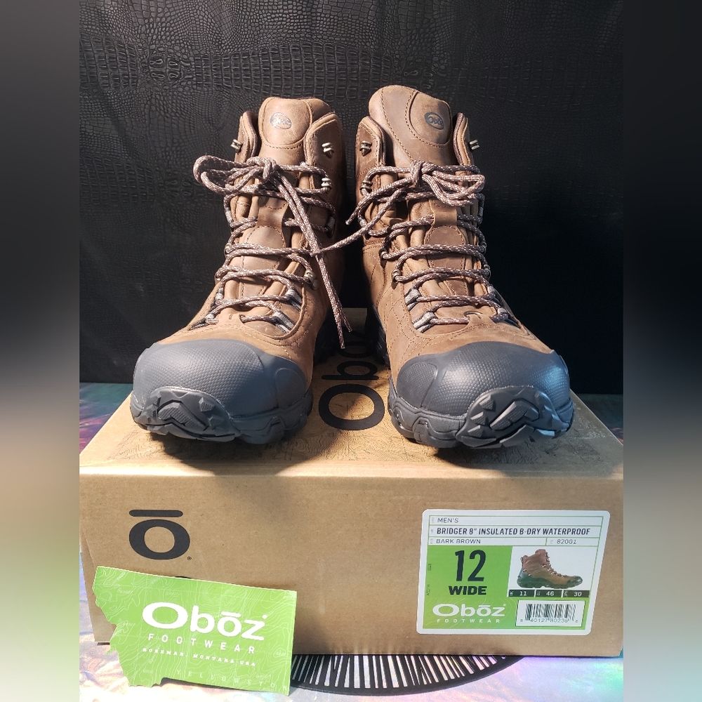 Oboz Men's Bridger 8" Waterproof Boots - Brown